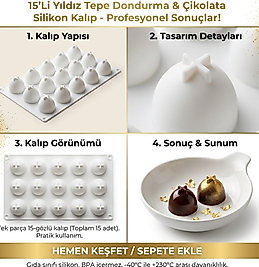 Tepe dolgulu silikon kalıp