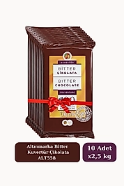 ALTINMARKA ALT 558 BİTTER KUVERTUR ÇİKOLATA 10'LU PAKET