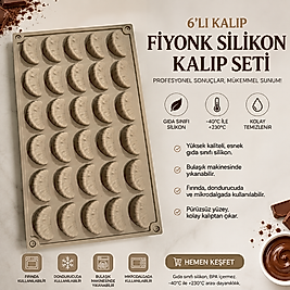 Fiyonk figürlü silikon kalıp