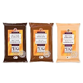 ALTINMARKA ALT 211 SÜTLÜ KUVERTUR ÇİKOLATA - ALT 544 BİTTER KUVERTUR ÇİKOLATA - ALT 182 BEYAZ KUVERTUR ÇİKOLATA