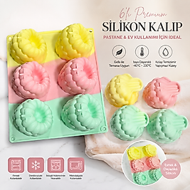 Çiçek / Yaprak Dokulu silikon Kalıp